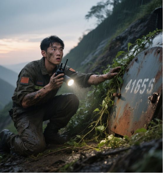 暴雨天4名登山客失踪救援队搜寻20小时意外发现22年前潜艇残骸(图3)